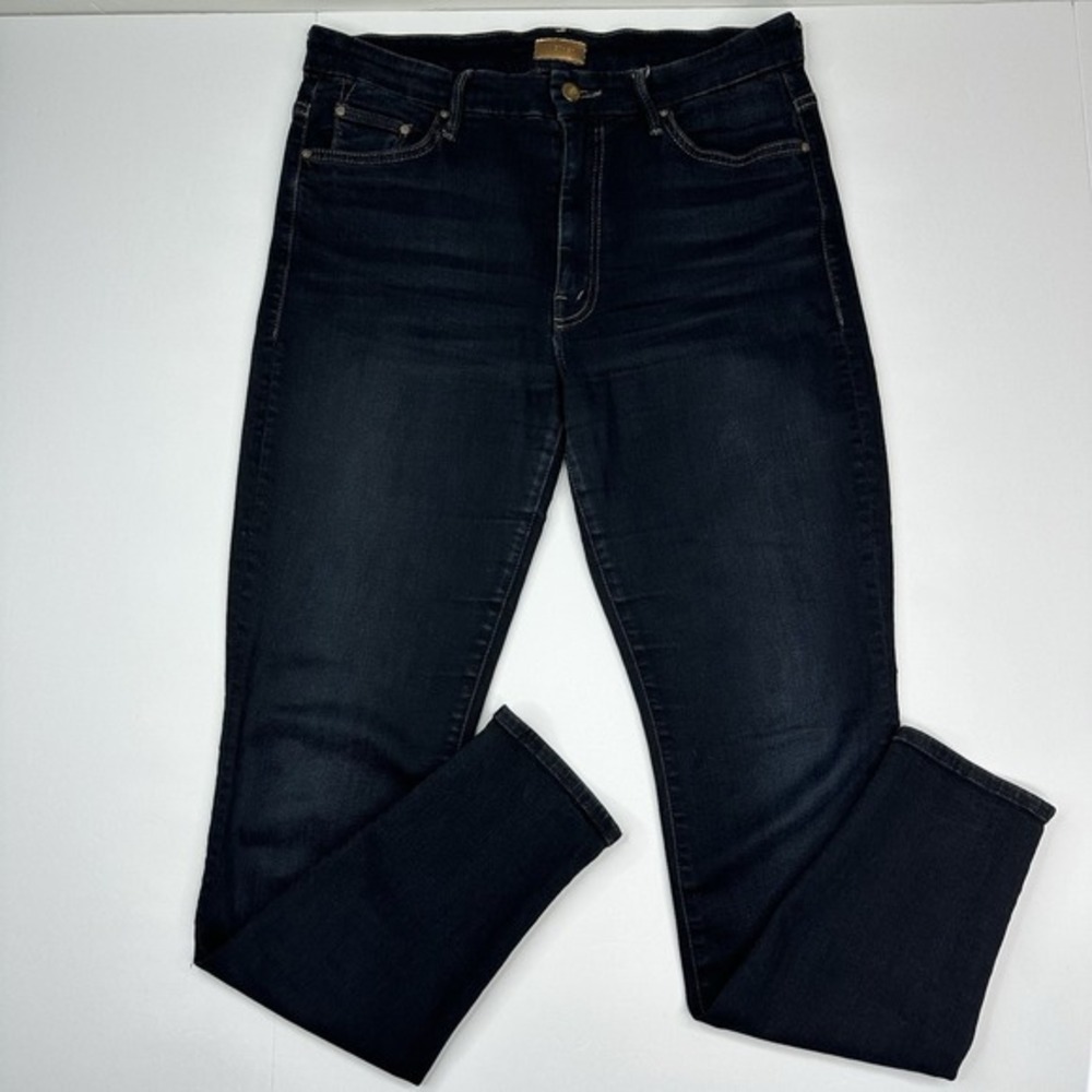 MOTHER High Waisted Looker Jeans‎ Coffee Tea and Me Dark Wash Skinny Size 30